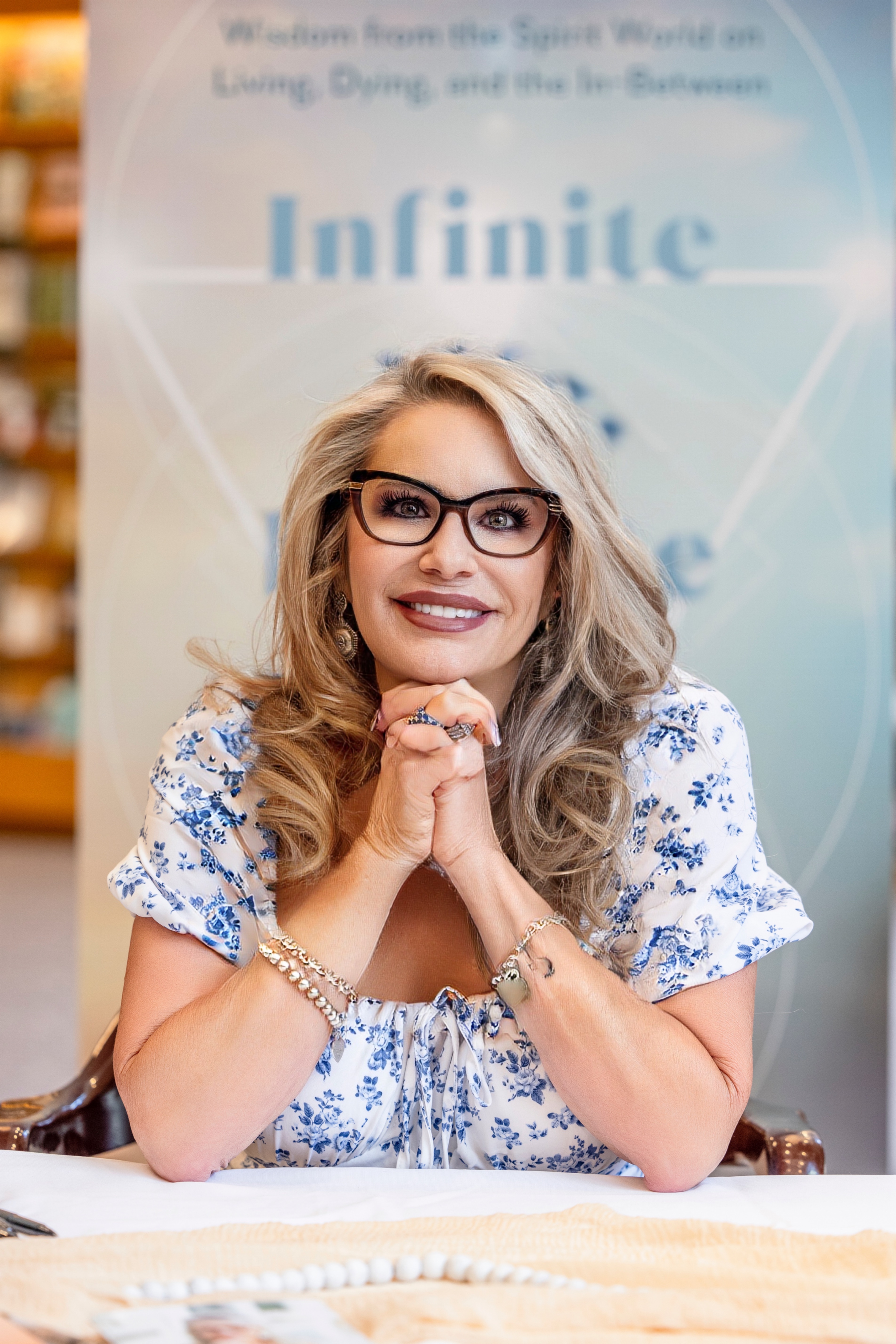 Susan Grau at an Infinite Life, Infinite Lessons event