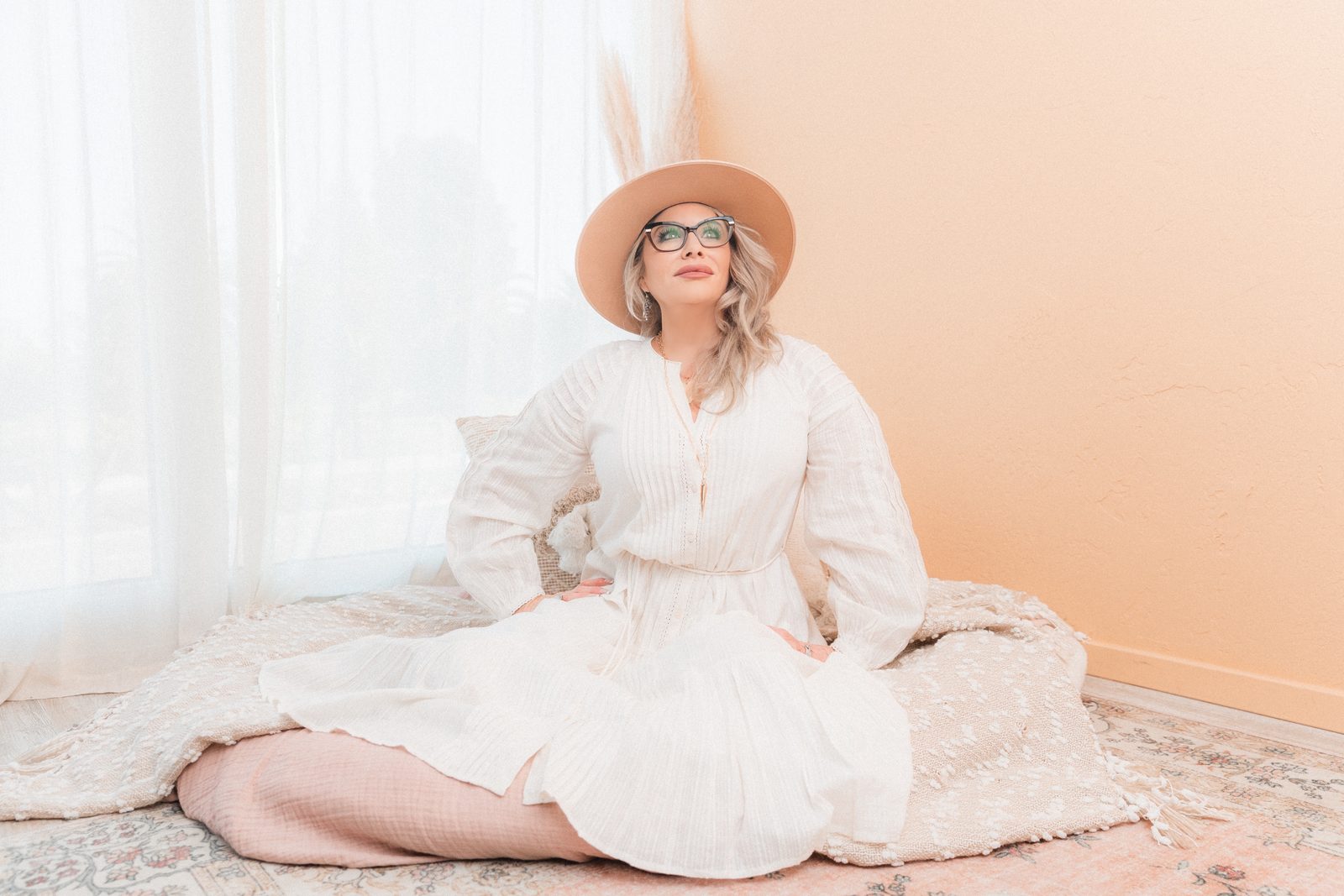 Susan Grau — signature hat portrait